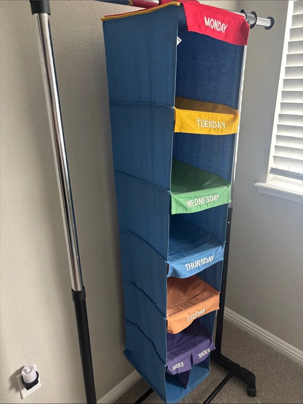 Daily Hanging Closet Organizer - Multicolor Shoe & Accessory Storage
